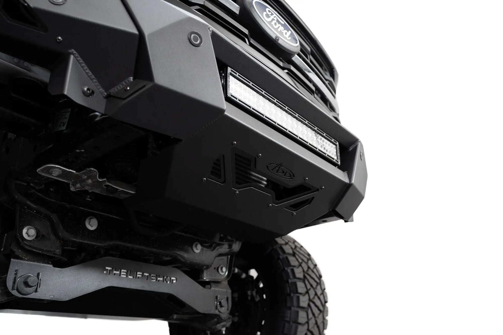 Addictive Desert Designs 2024 Ford F-150 Black Label Front Bumper by Addictive Desert Designs