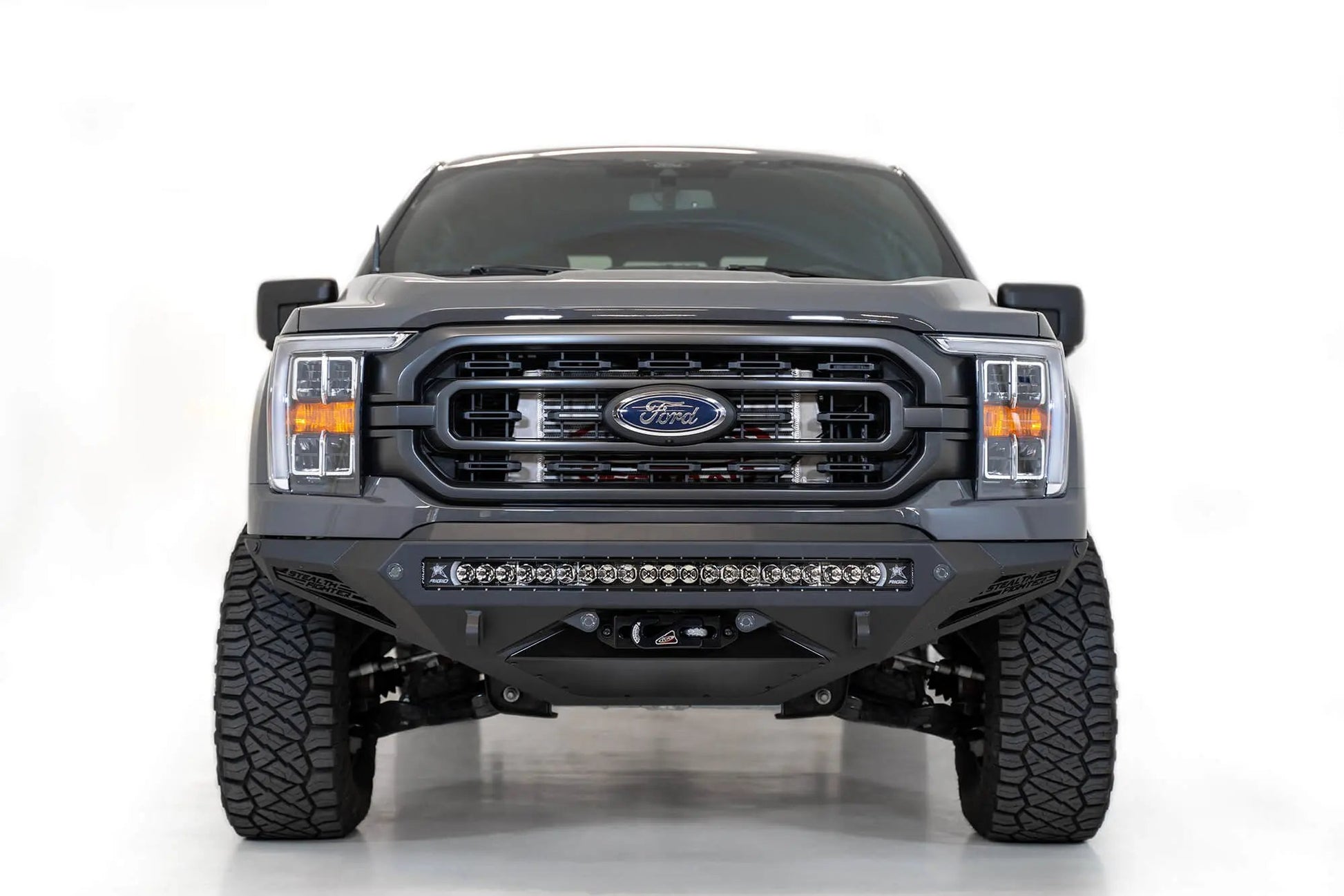 Addictive Desert Designs 2021 - 2023 Ford F-150 Stealth Fighter Winch Front Bumper by Addictive Desert Designs