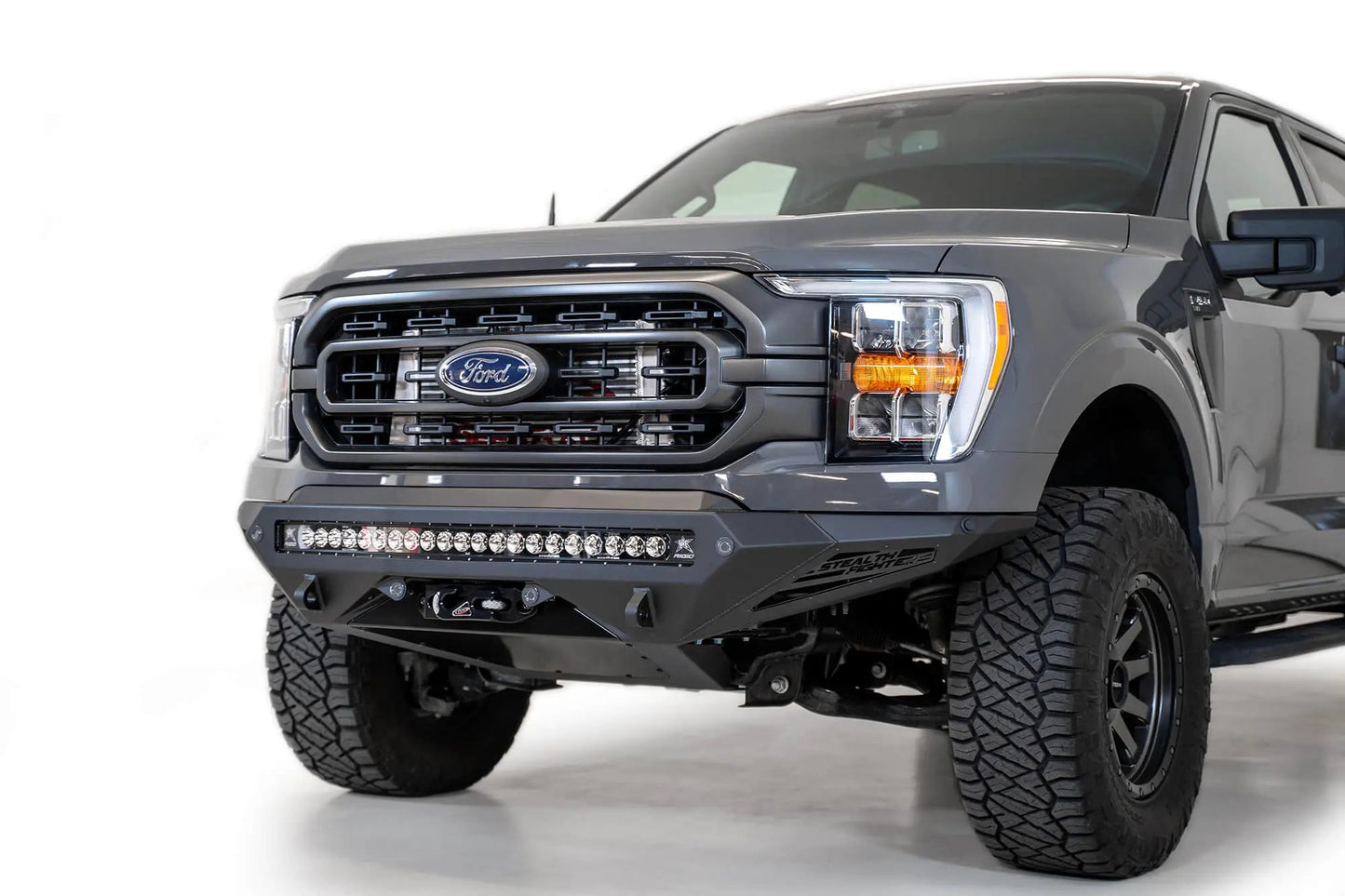 Addictive Desert Designs 2021 - 2023 Ford F-150 Stealth Fighter Winch Front Bumper by Addictive Desert Designs