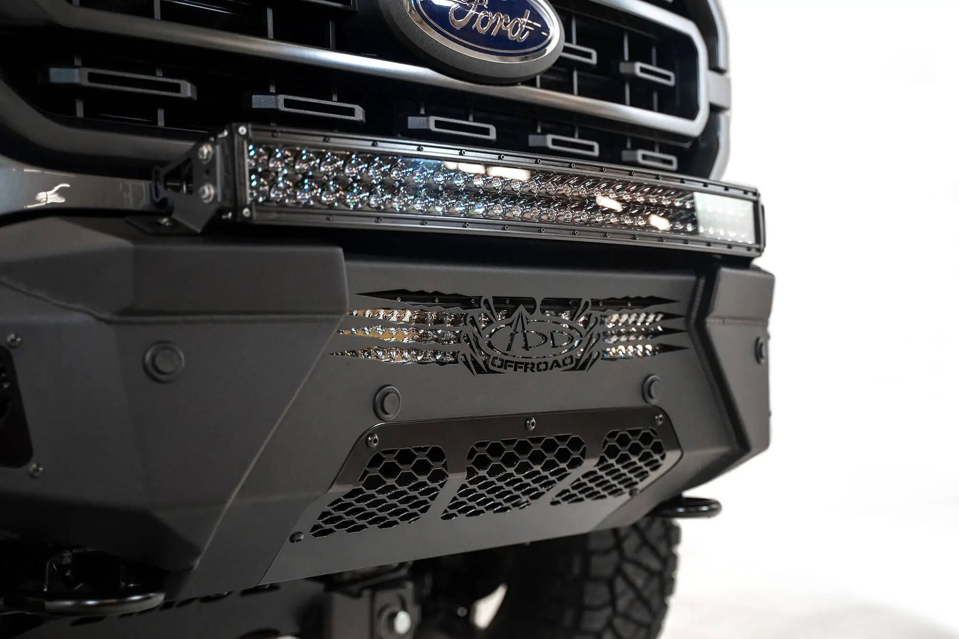 Addictive Desert Designs 2021 - 2023 Ford F-150 HoneyBadger Front Bumper by Addictive Desert Designs