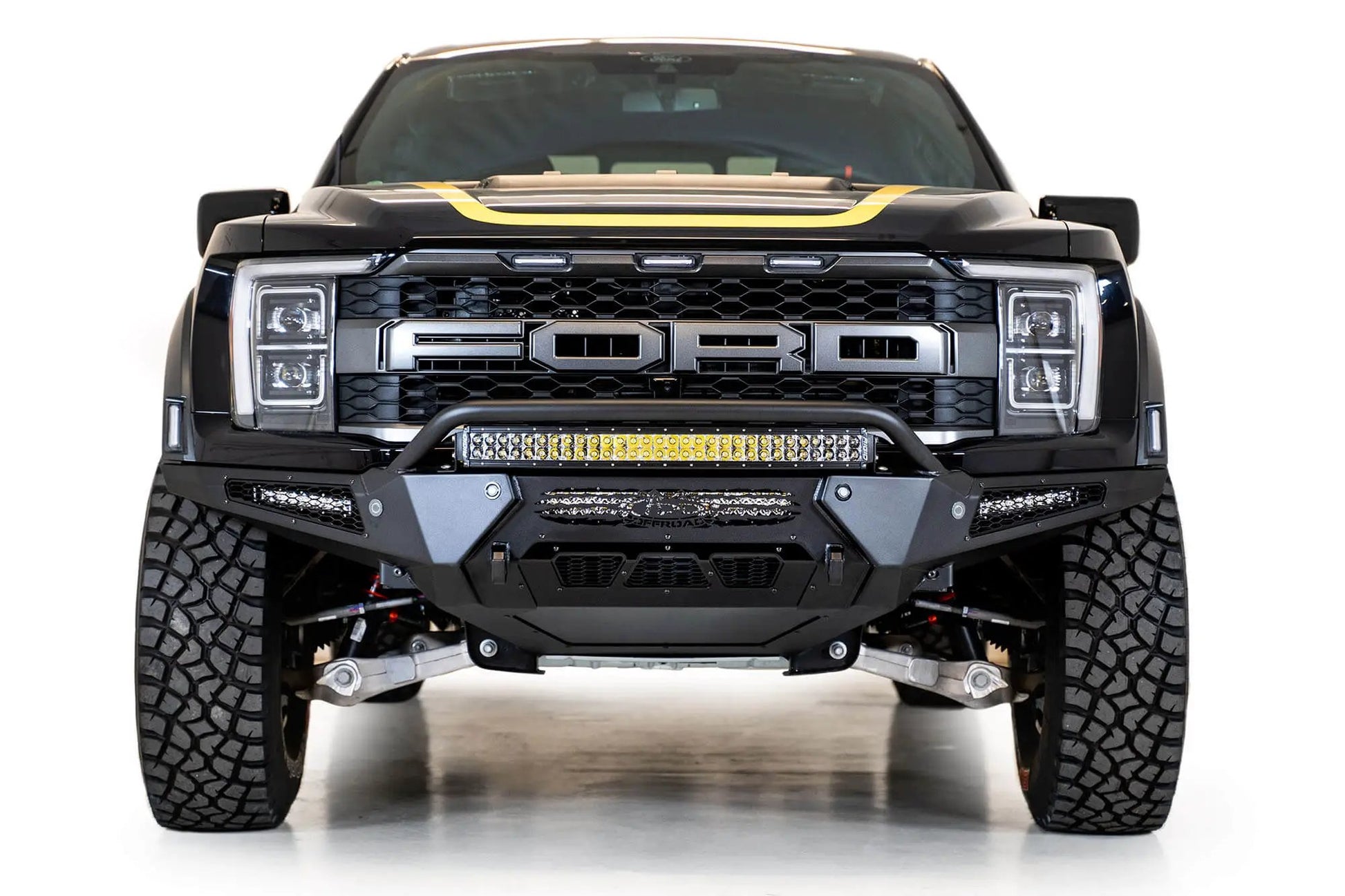 Addictive Desert Designs 2021 - 2023 Ford Raptor HoneyBadger Front Bumper by Addictive Desert Designs