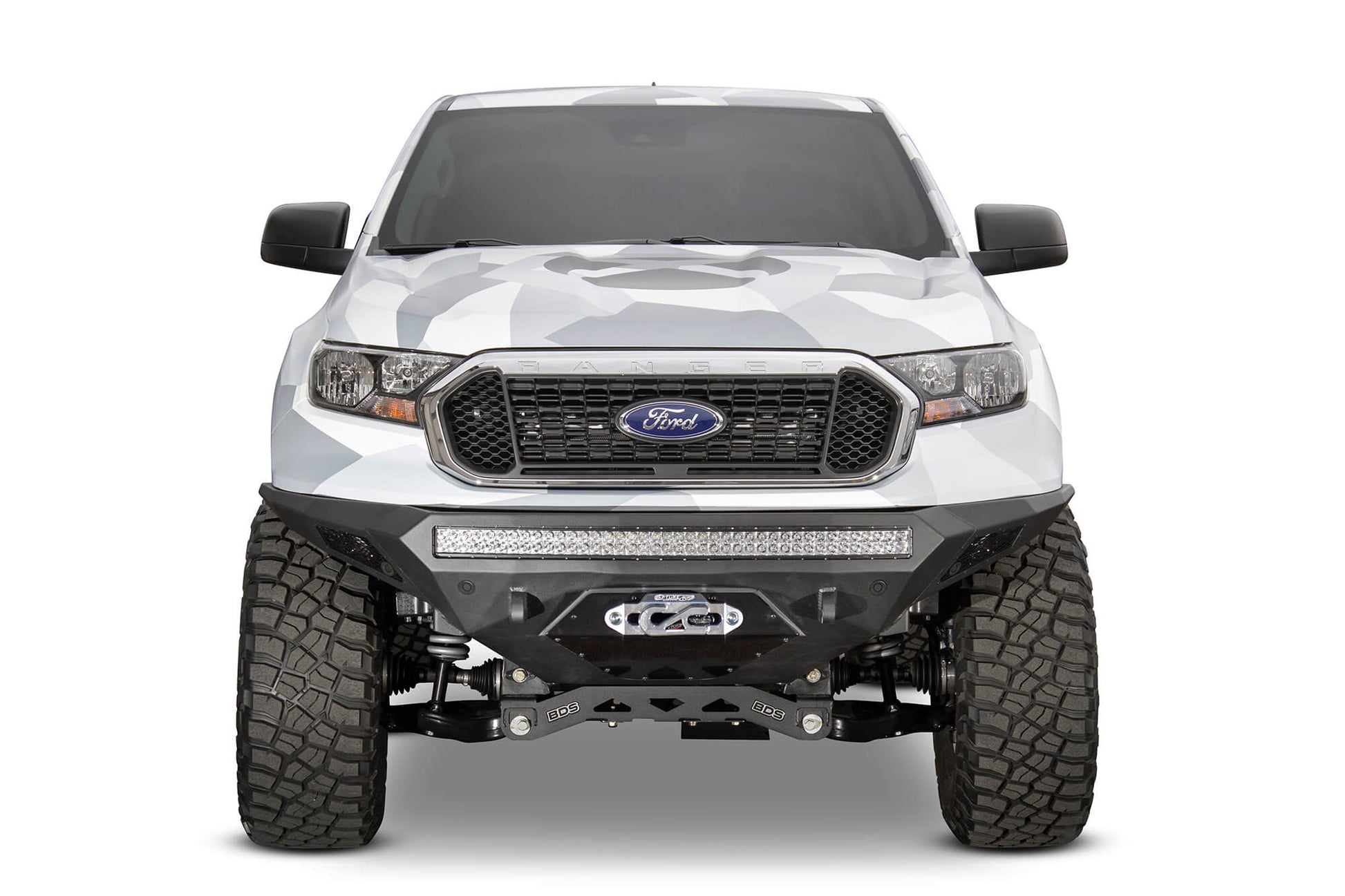 Addictive Desert Designs 2019 - 2022 Ford Ranger Stealth Fighter Front Bumper by Addictive Desert Designs