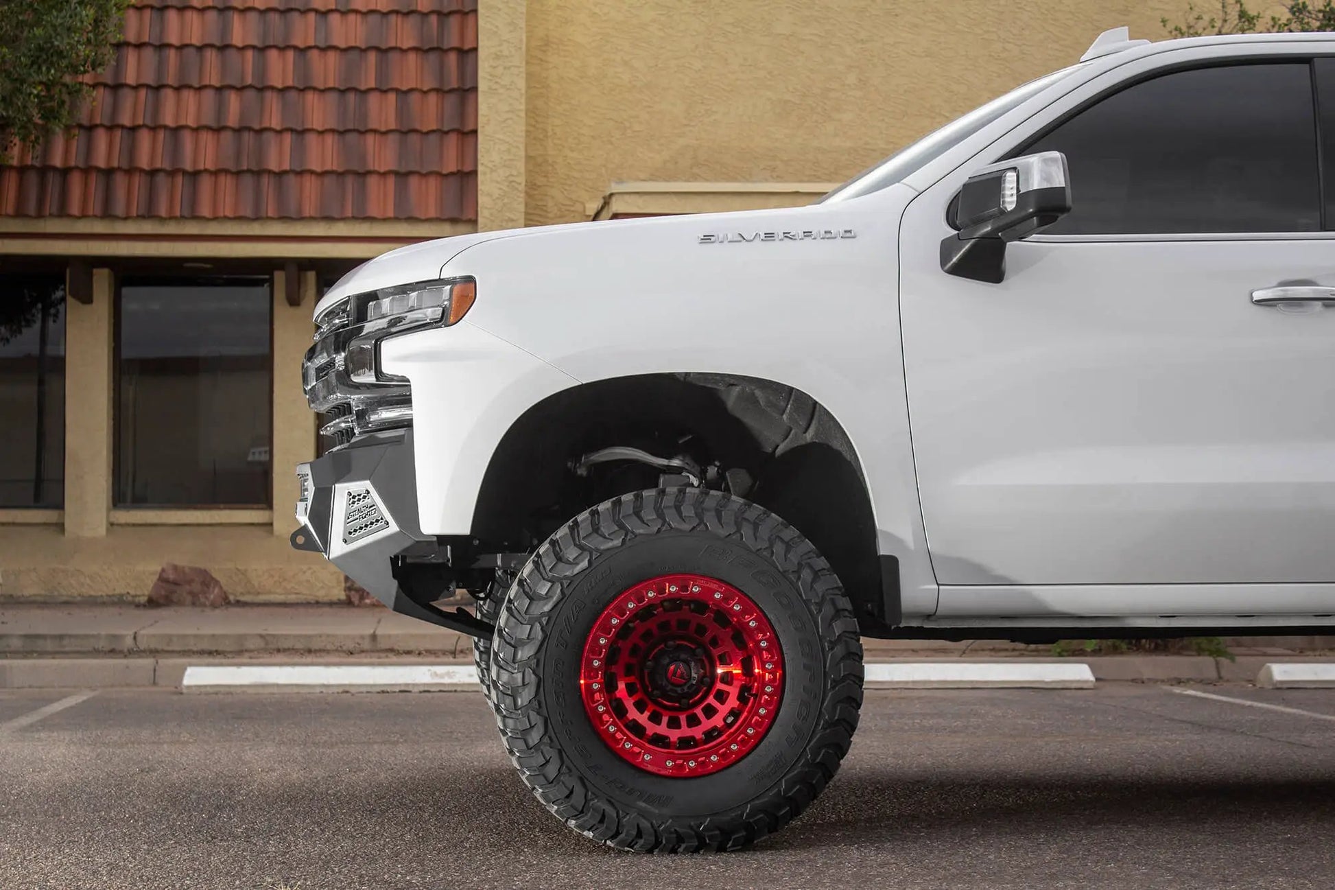 Addictive Desert Designs 2019 - 2022 Chevy Silverado 1500 Stealth Fighter Front Bumper by Addictive Desert Designs