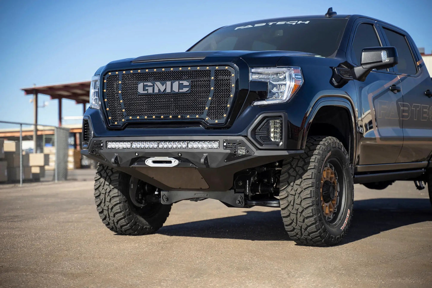 Addictive Desert Designs 2019 - 2022 GMC Sierra 1500 Stealth Fighter Front Bumper by Addictive Desert Designs