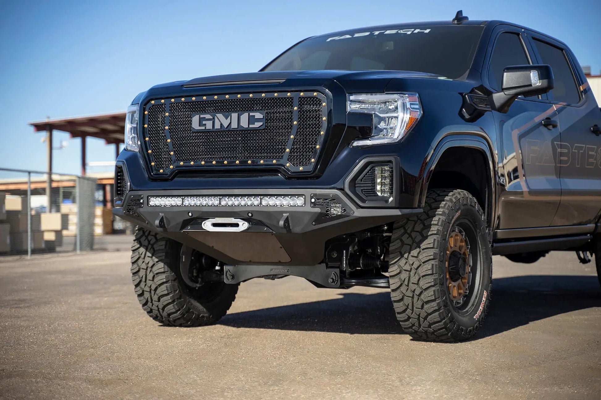 Addictive Desert Designs 2019 - 2022 GMC Sierra 1500 Stealth Fighter Front Bumper by Addictive Desert Designs