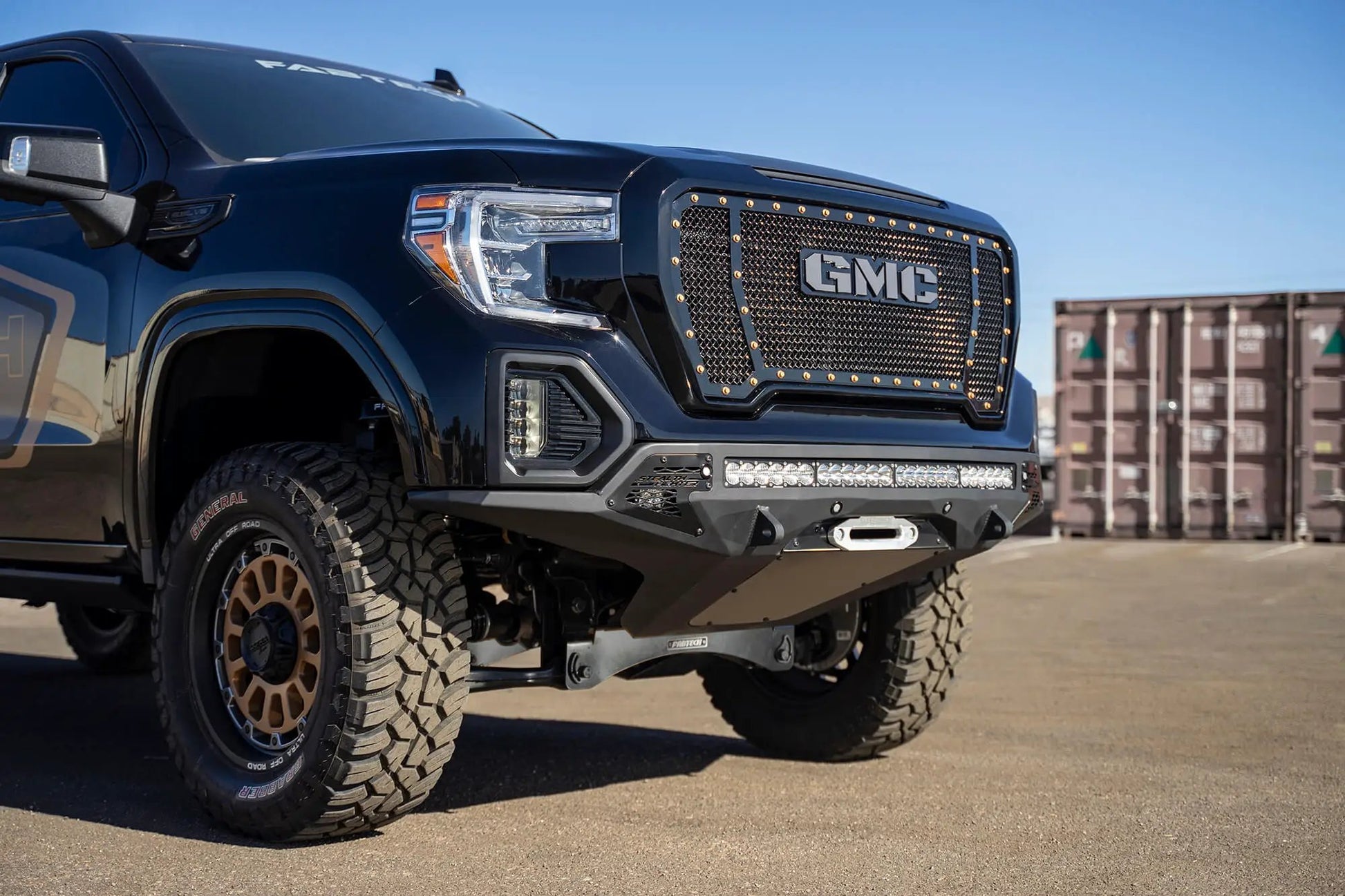 Addictive Desert Designs 2019 - 2022 GMC Sierra 1500 Stealth Fighter Front Bumper by Addictive Desert Designs