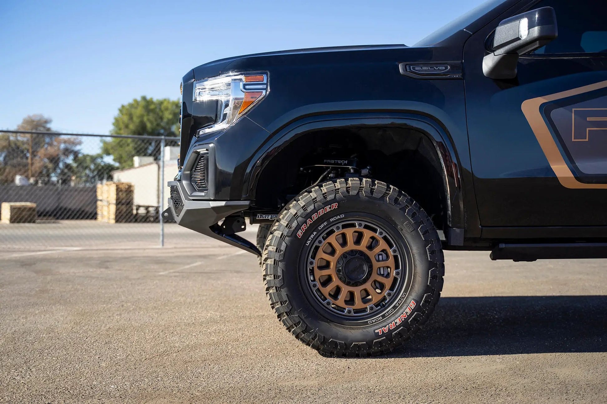 Addictive Desert Designs 2019 - 2022 GMC Sierra 1500 Stealth Fighter Front Bumper by Addictive Desert Designs