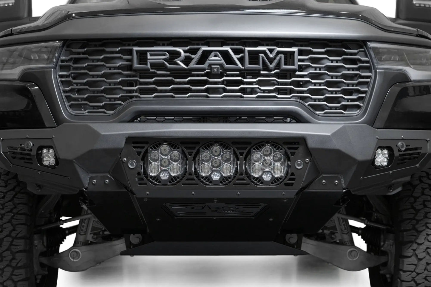 Addictive Desert Designs 2025 Ram RHO Bomber Front Bumper (Baja) by Addictive Desert Designs