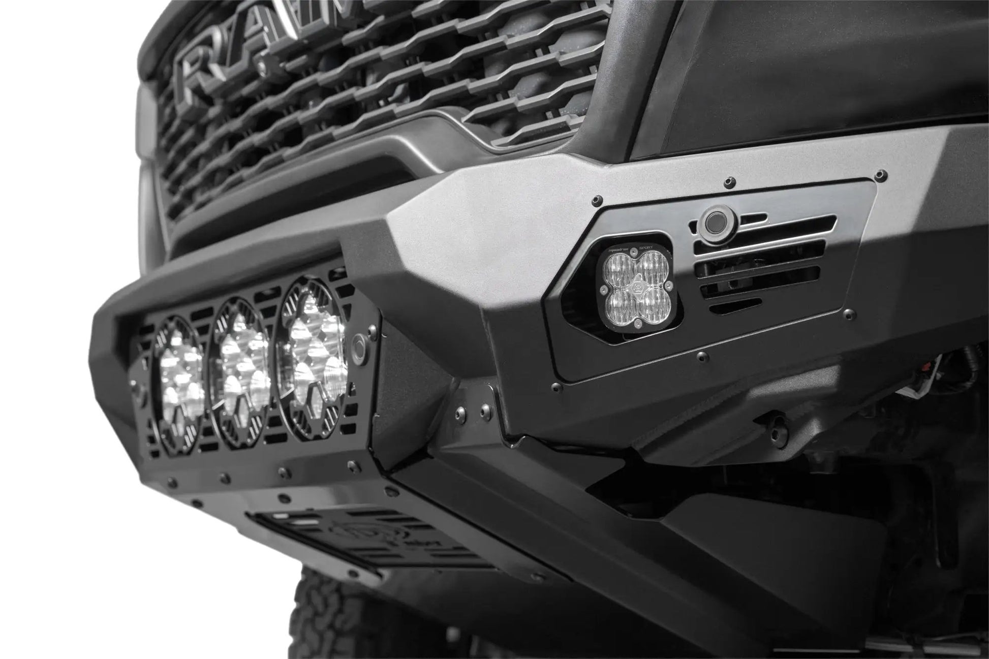 Addictive Desert Designs 2025 Ram RHO Bomber Front Bumper (Baja) by Addictive Desert Designs