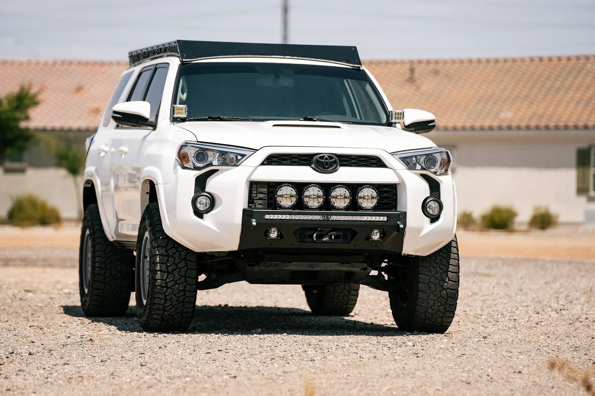 Rago Fabrication 2014-2024 Toyota 4Runner Center Mount Winch Front Bumper by Rago Fabrication