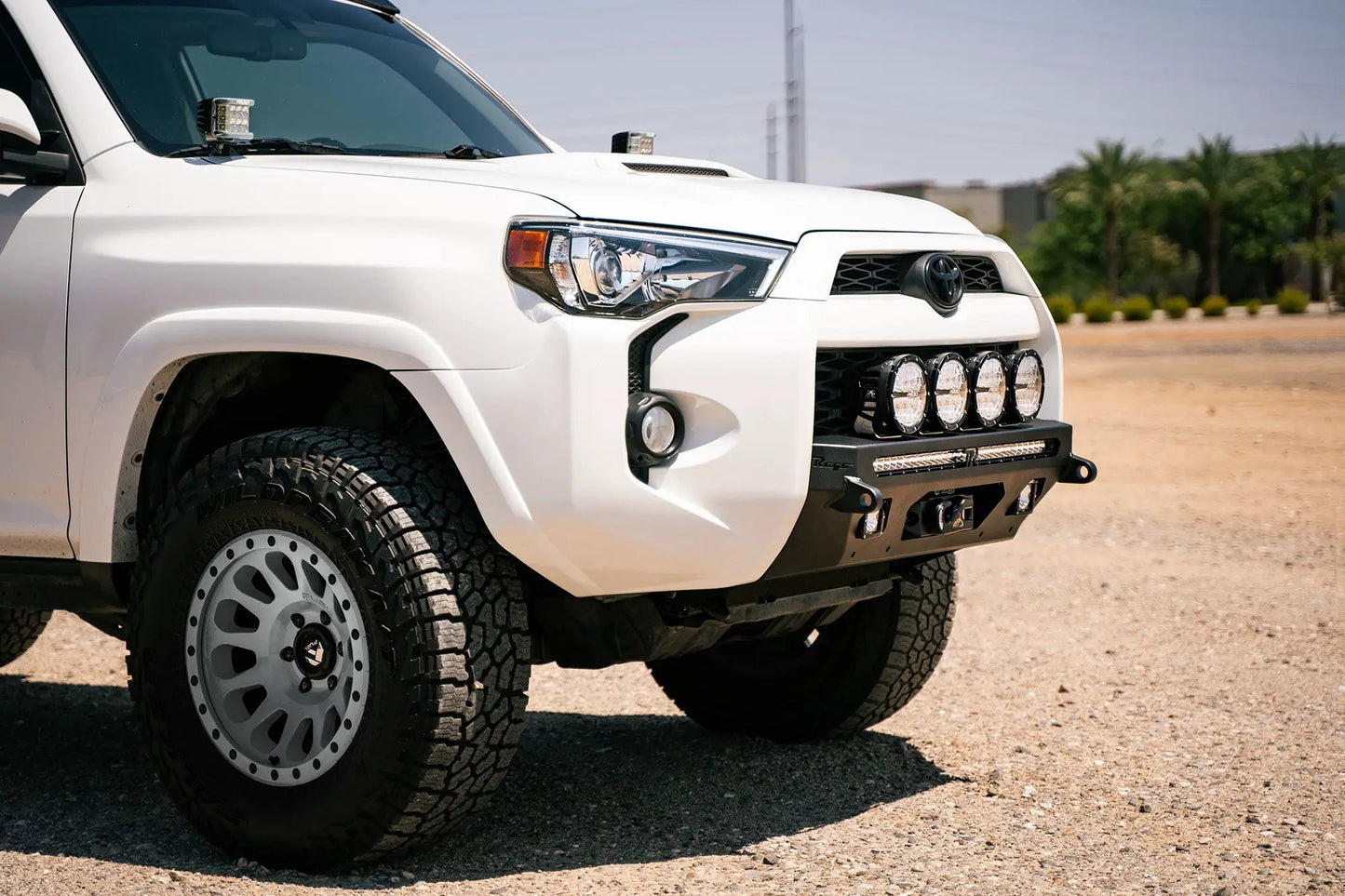Rago Fabrication 2014-2024 Toyota 4Runner Center Mount Winch Front Bumper by Rago Fabrication