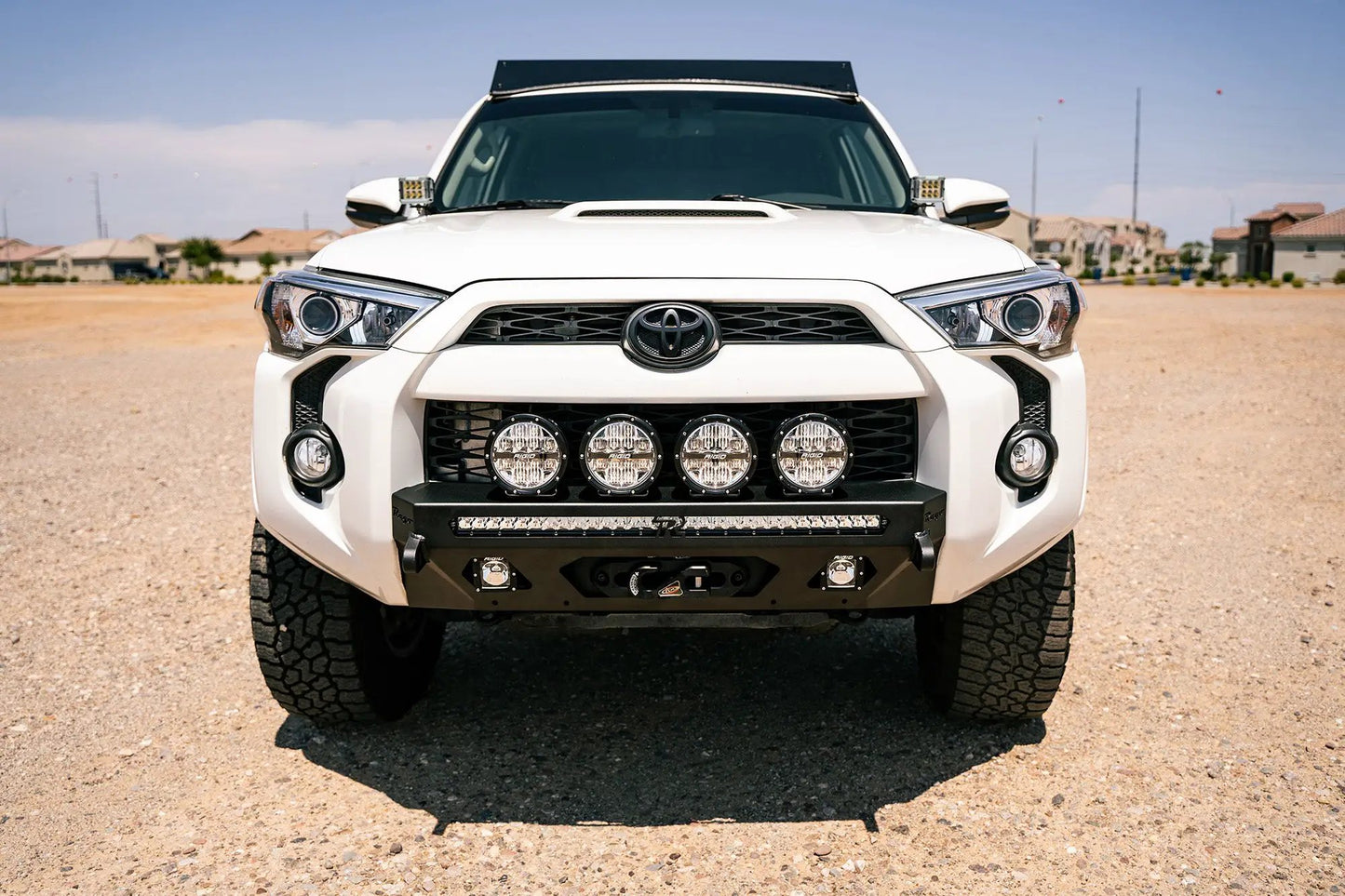 Rago Fabrication 2014-2024 Toyota 4Runner Center Mount Winch Front Bumper by Rago Fabrication