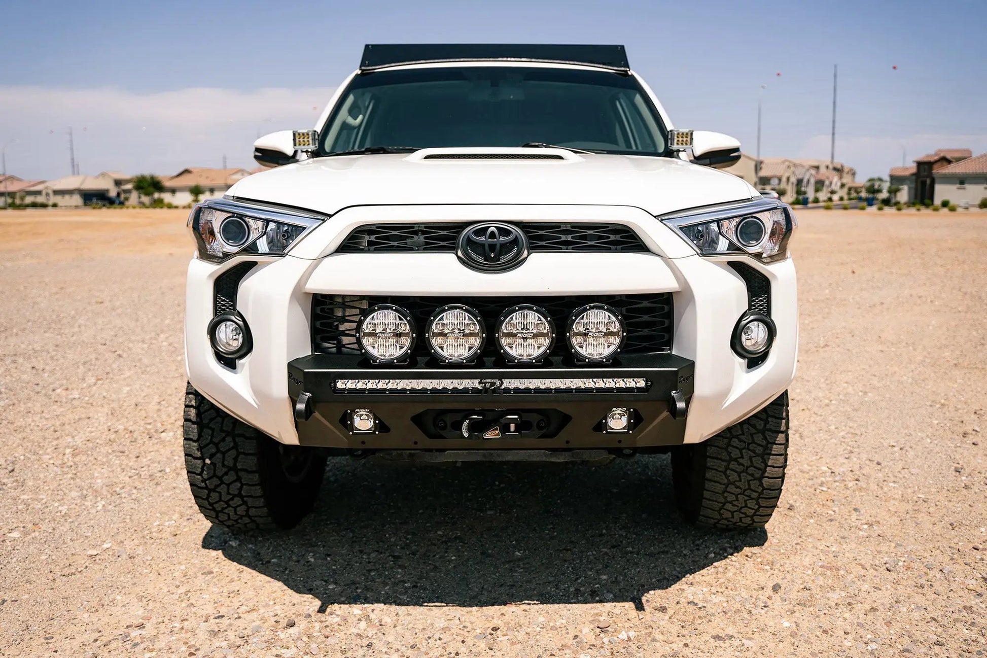 Rago Fabrication 2014-2024 Toyota 4Runner Center Mount Winch Front Bumper by Rago Fabrication