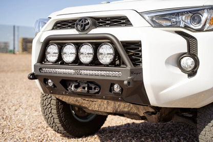 Rago Fabrication 2014-2024 Toyota 4Runner Center Mount Winch Front Bumper with Top Hoop by Rago Fabrication