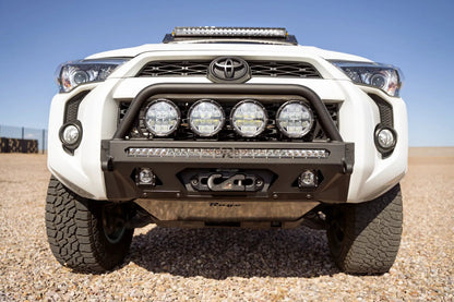 Rago Fabrication 2014-2024 Toyota 4Runner Center Mount Winch Front Bumper with Top Hoop by Rago Fabrication