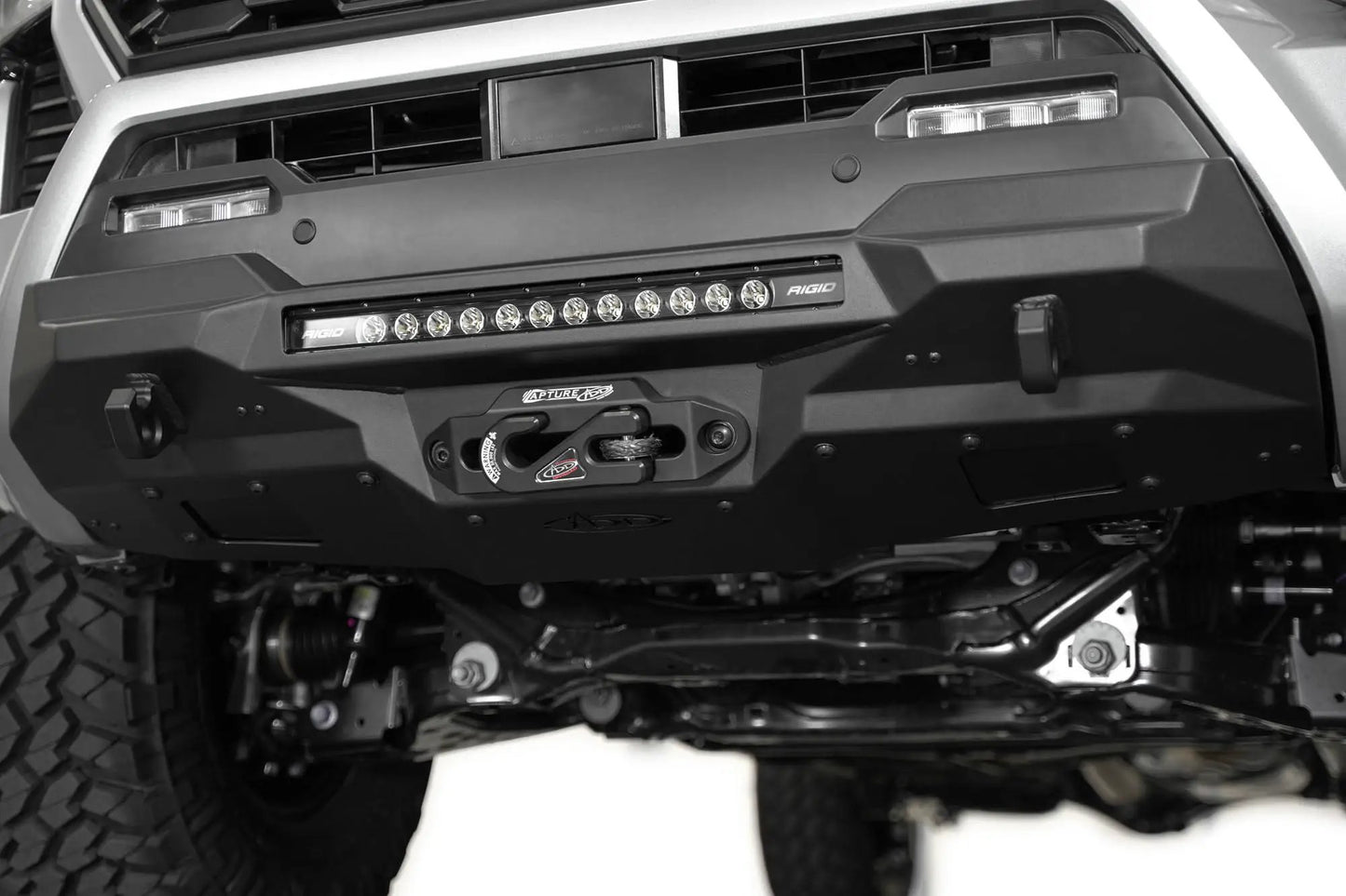 Addictive Desert Designs Toyota Tacoma Stealth Center Mount Winch Front Bumper by Addictive Desert Designs