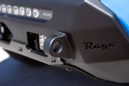 Rago Fabrication 2016-2023 Toyota Tacoma Center Mount Winch Front Bumper w/ Top Hoop by Rago Fabrication