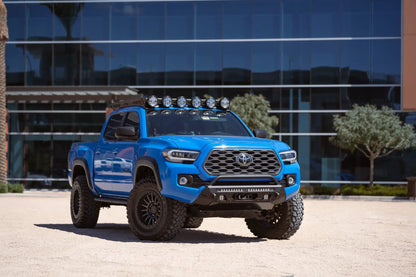 Rago Fabrication 2016-2023 Toyota Tacoma Center Mount Winch Front Bumper w/ Top Hoop by Rago Fabrication