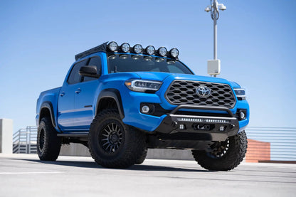 Rago Fabrication 2016-2023 Toyota Tacoma Center Mount Winch Front Bumper w/ Top Hoop by Rago Fabrication