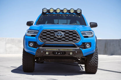 Rago Fabrication 2016-2023 Toyota Tacoma Center Mount Winch Front Bumper w/ Top Hoop by Rago Fabrication
