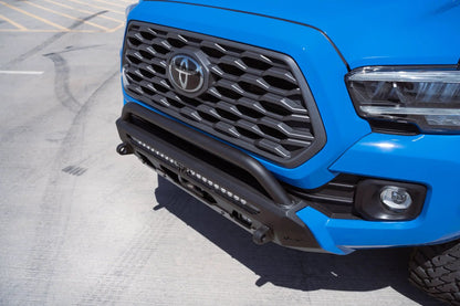 Rago Fabrication 2016-2023 Toyota Tacoma Center Mount Winch Front Bumper w/ Top Hoop by Rago Fabrication