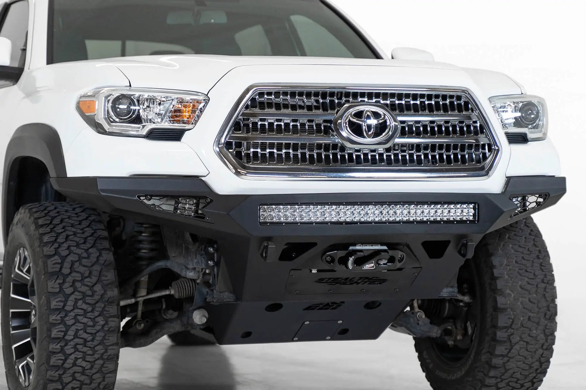 Addictive Desert Designs 2016 - 2023 Toyota Tacoma Stealth Fighter Front Bumper by Addictive Desert Designs
