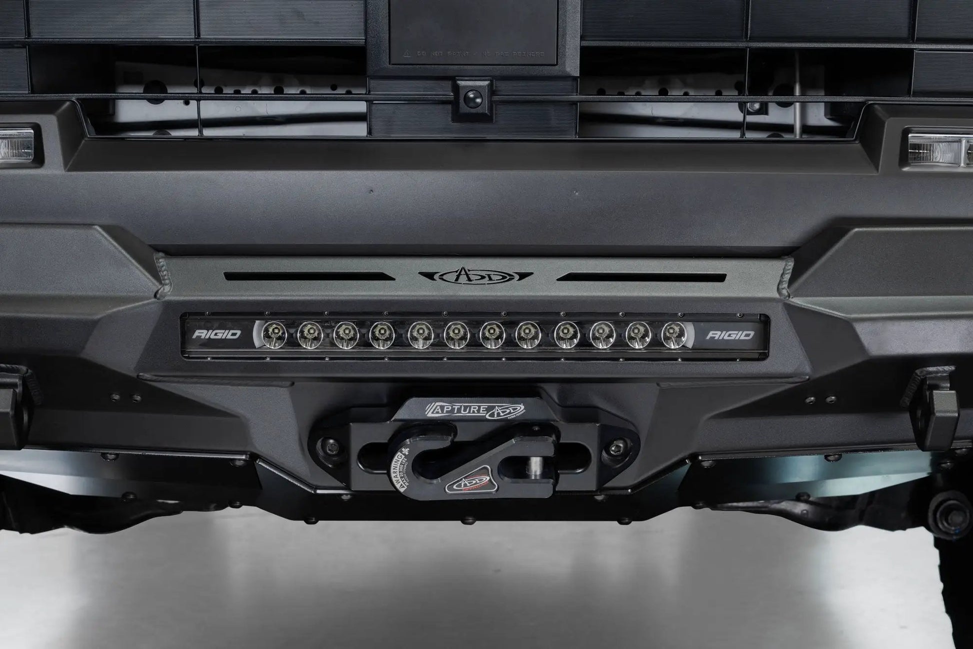 Addictive Desert Designs 2025 Toyota 4Runner Stealth Center Mount Front Bumper with Top Hoop by Addictive Desert Designs