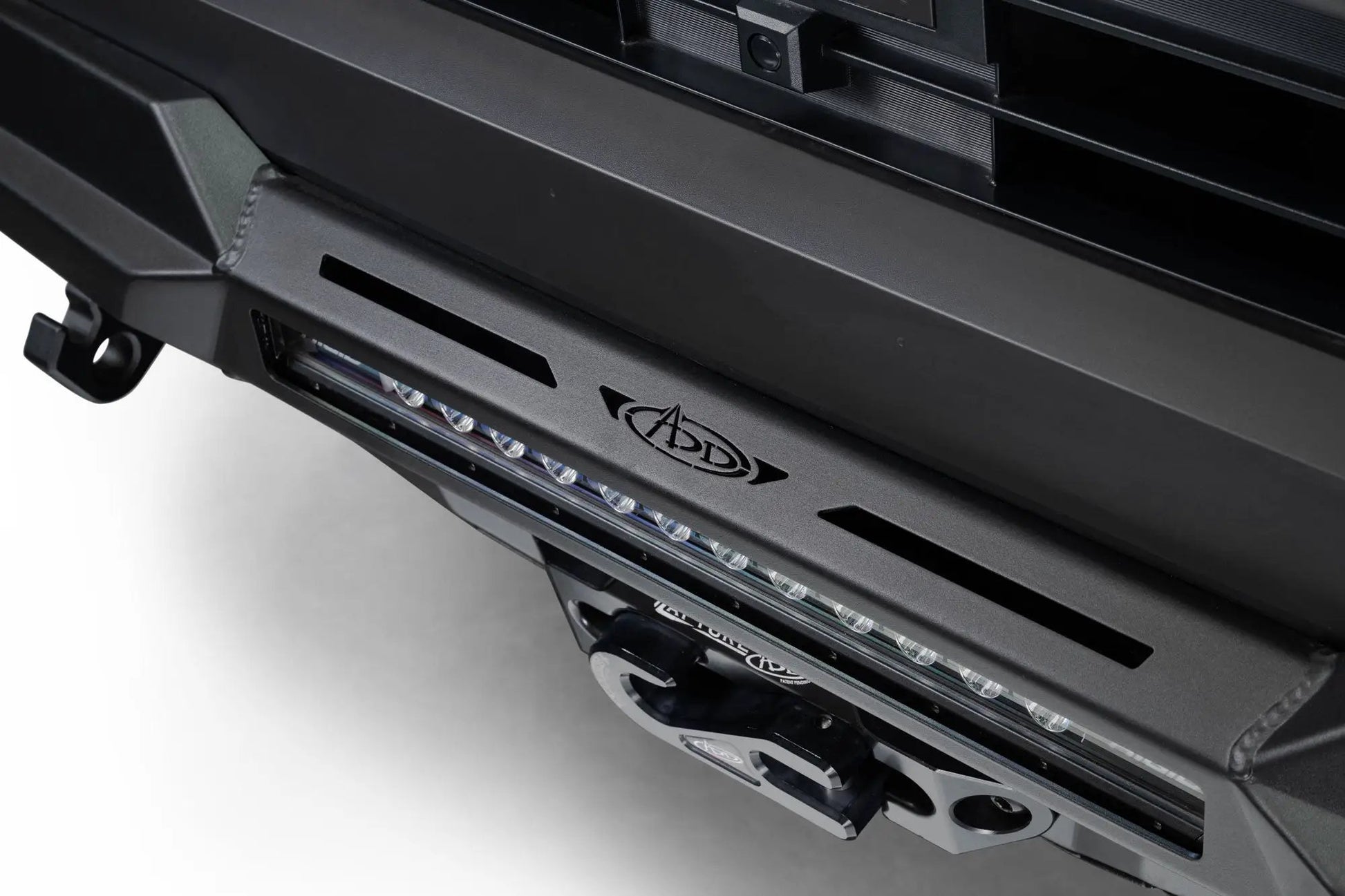 Addictive Desert Designs 2025 Toyota 4Runner Stealth Center Mount Front Bumper with Top Hoop by Addictive Desert Designs