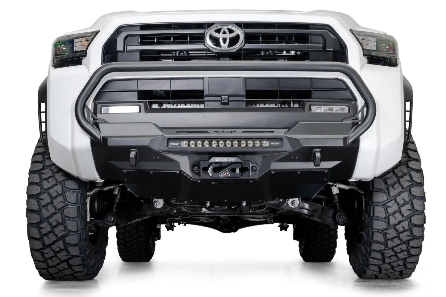 Addictive Desert Designs 2025 Toyota 4Runner Stealth Center Mount Front Bumper with Top Hoop by Addictive Desert Designs
