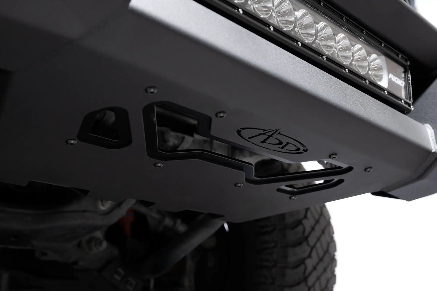 Addictive Desert Designs 2022-2025 Toyota Tundra Black Label Front Bumper by Addictive Desert Designs