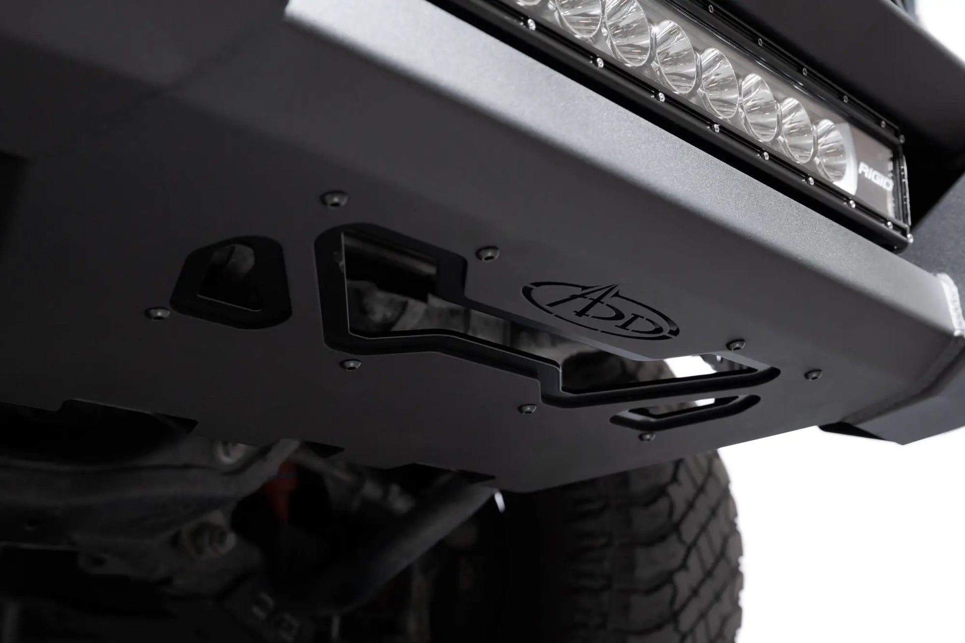 Addictive Desert Designs 2022-2025 Toyota Tundra Black Label Front Bumper by Addictive Desert Designs