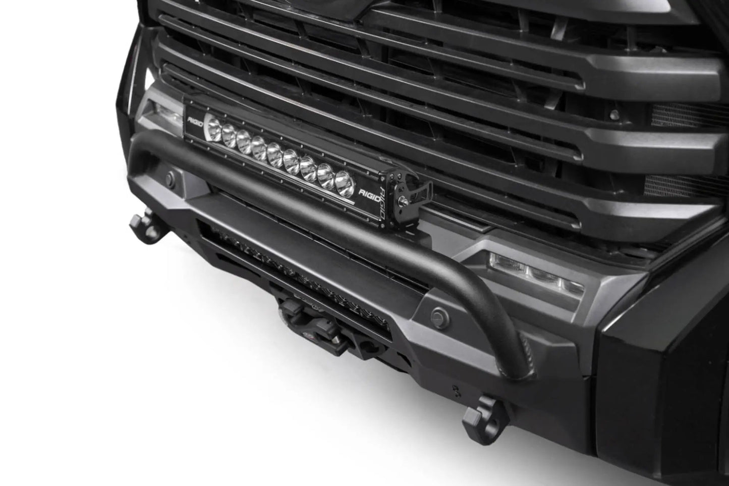 Addictive Desert Designs 2022-2025 Toyota Tundra Stealth Center Mount Front Bumper w/ Top Hoop by Addictive Desert Designs