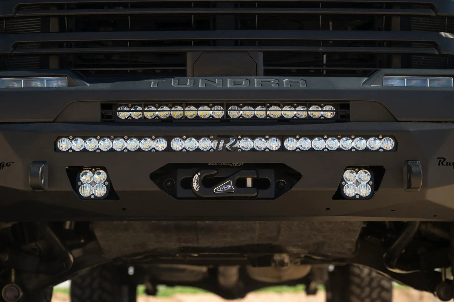 Rago Fabrication 2022-2025 Toyota Tundra Center Mount Winch Front Bumper by Rago Fabrication