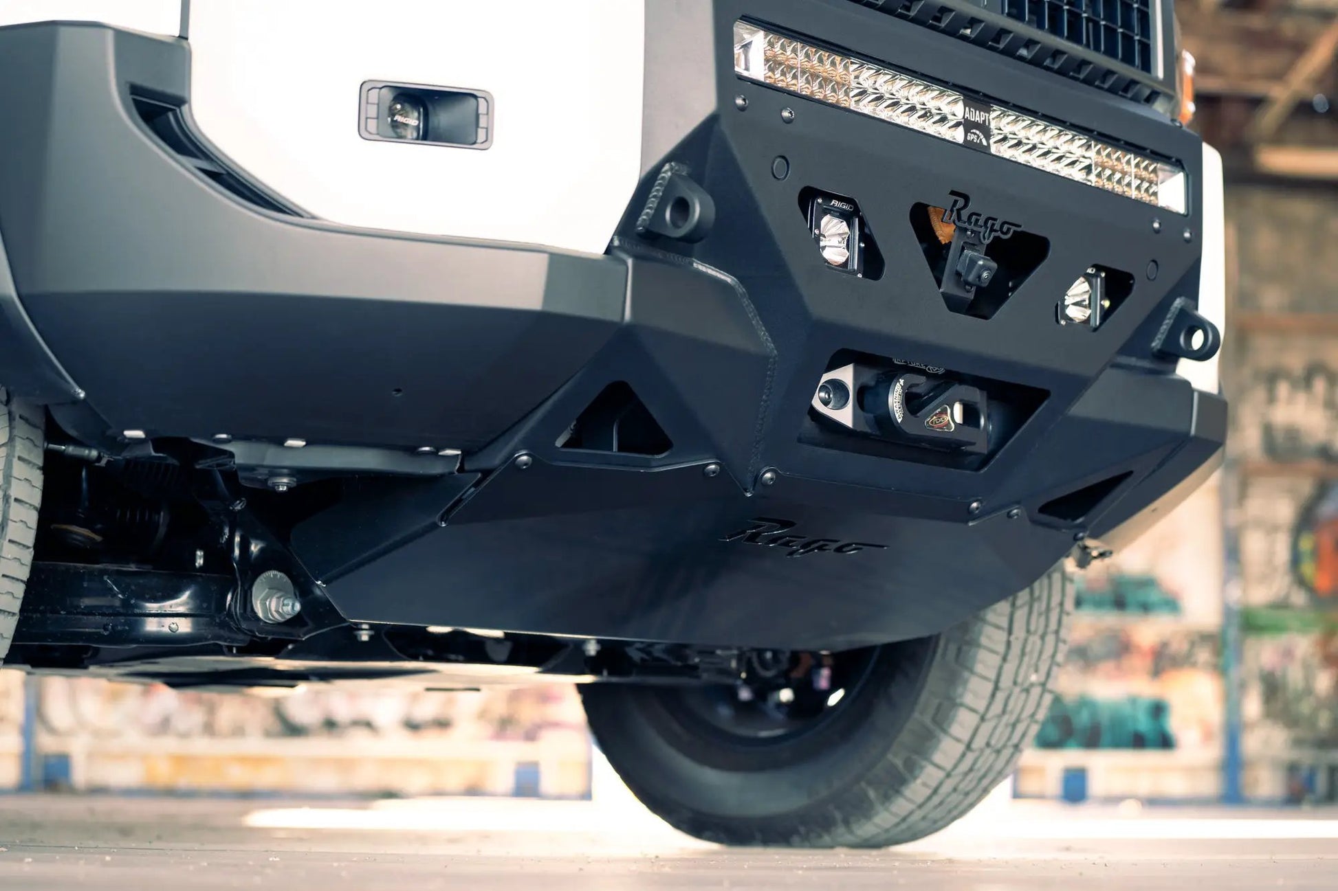 Rago Fabrication 2024 Toyota Land Cruiser Center Mount Winch Front Bumper by Rago Fabrication