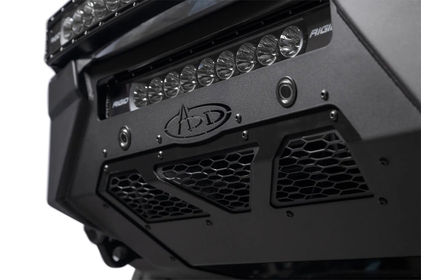 Addictive Desert Designs 2023-2025 Ford Super Duty Honeybadger Front Bumper by Addictive Desert Designs