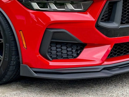 NYTOP 2024-Current Ford Mustang GT Dry Carbon Side Grille Trim Cover