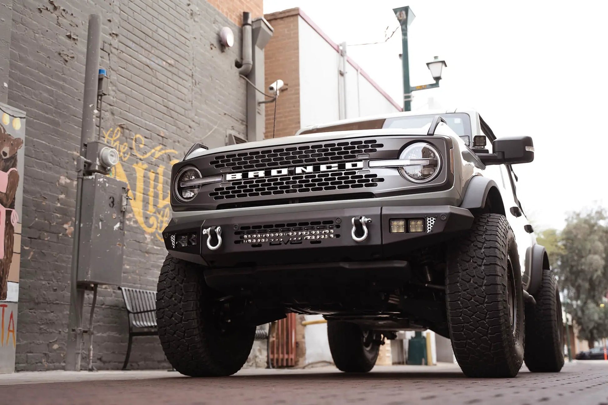 DV8 Offroad Ford Bronco OE Plus Series Front Bumper by DV8 Offroad