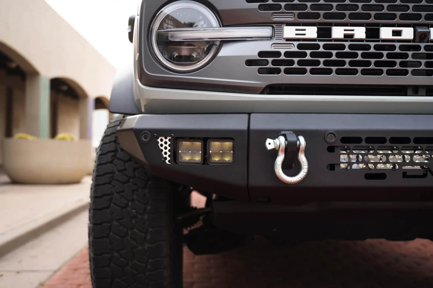 DV8 Offroad Ford Bronco OE Plus Series Front Bumper by DV8 Offroad