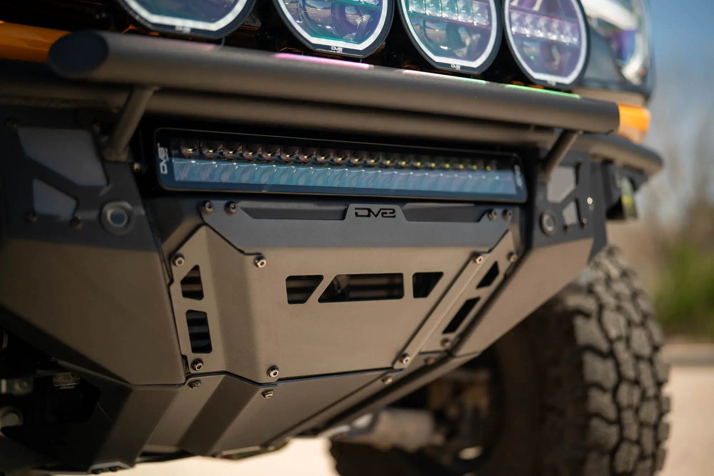 DV8 Offroad 2021-2025 Ford Bronco Tube Series Front Bumper by DV8 Offroad