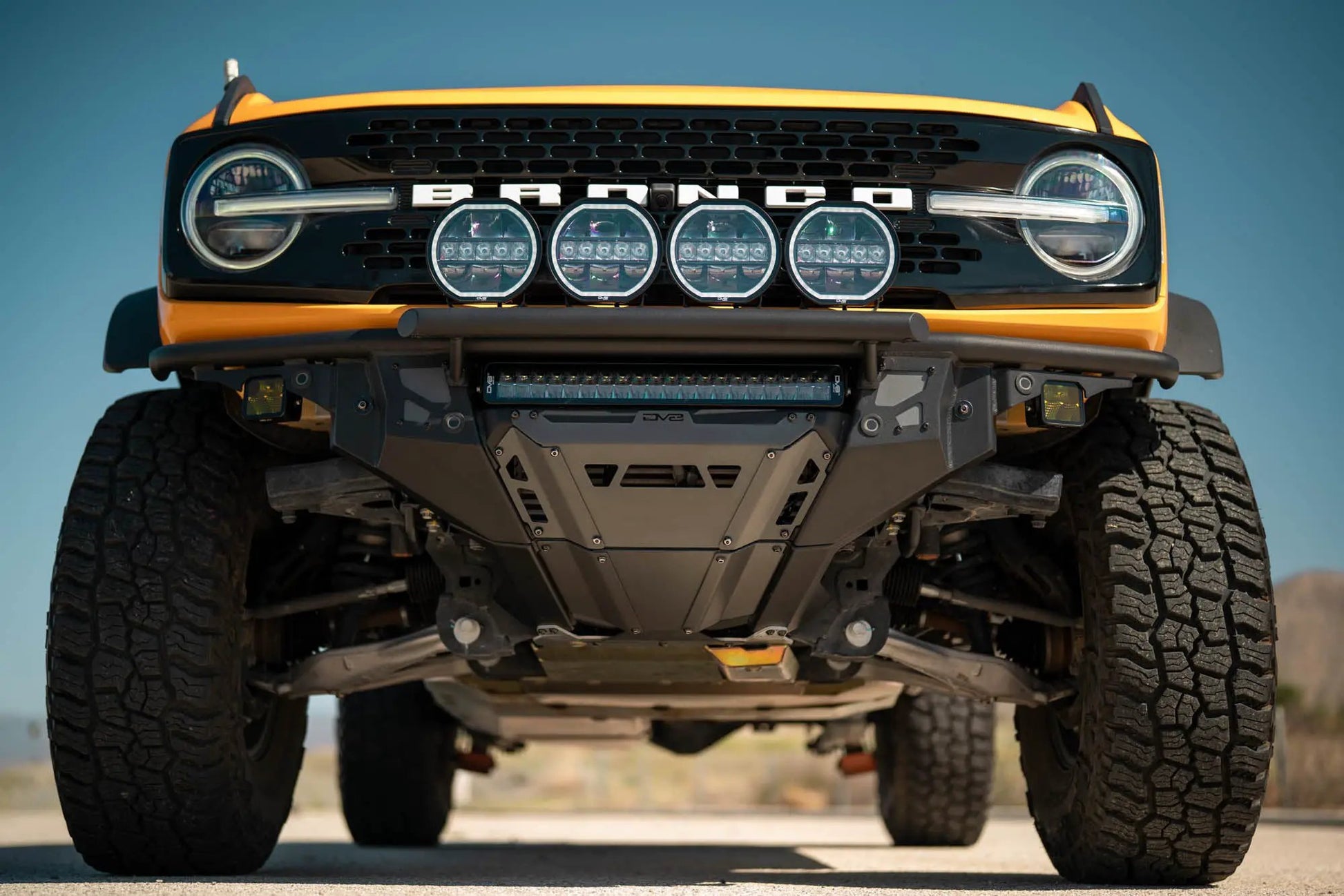 DV8 Offroad 2021-2025 Ford Bronco Tube Series Front Bumper by DV8 Offroad