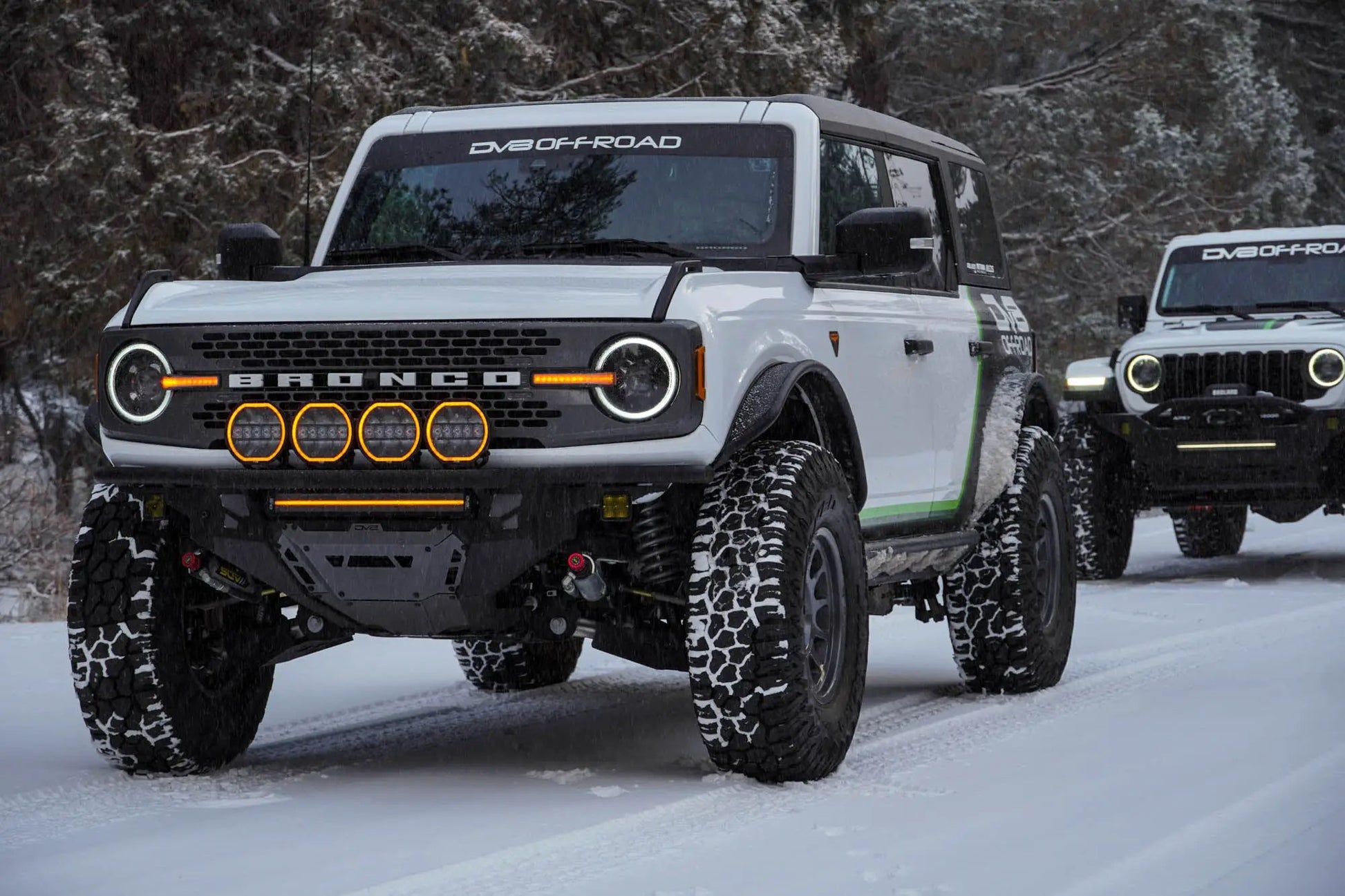 DV8 Offroad 2021-2025 Ford Bronco Tube Series Front Bumper by DV8 Offroad