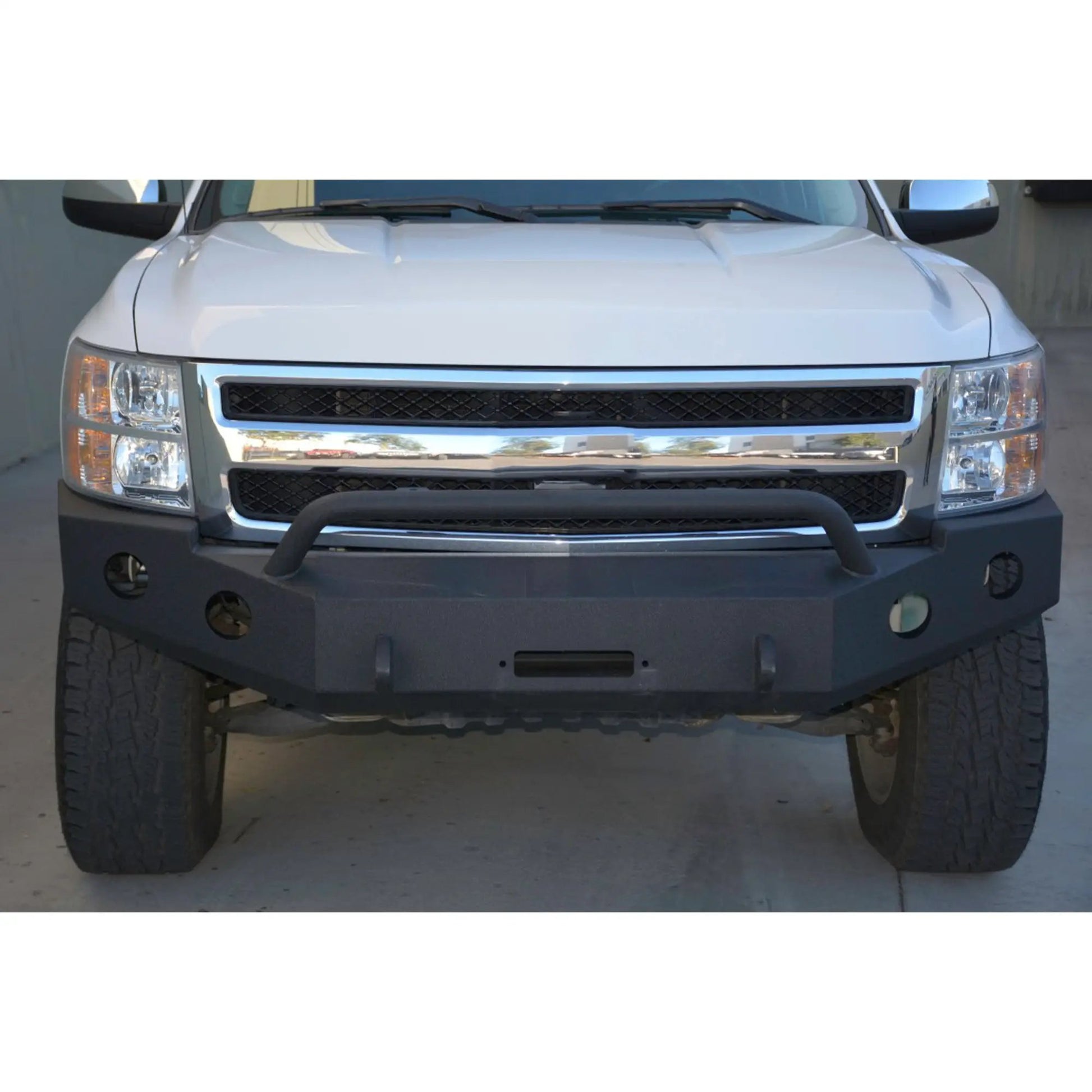 DV8 Offroad 07-13 Chevy Silverado 1500 Truck Front Full Size Bumper by DV8 Offroad