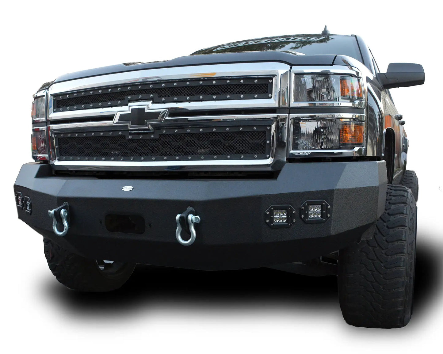DV8 Offroad 14-15 Chevy Silverado 1500 Truck Front Full Size Bumper by DV8 Offroad