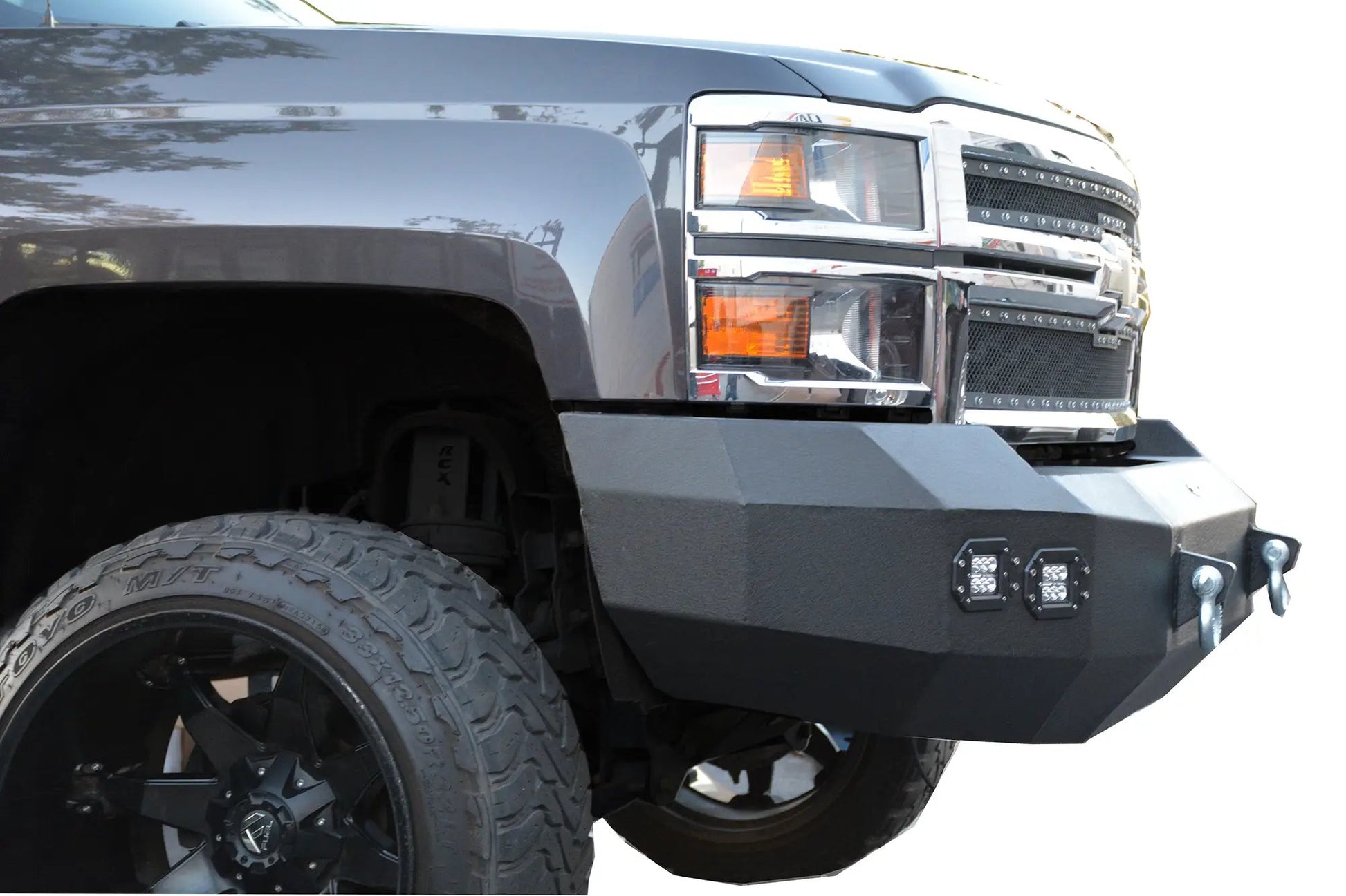 DV8 Offroad 14-15 Chevy Silverado 1500 Truck Front Full Size Bumper by DV8 Offroad