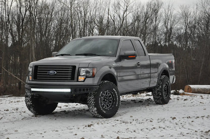 DV8 Offroad 09-14 Ford F-150 Truck Front Full Size Bumper; Baja Style by DV8 Offroad