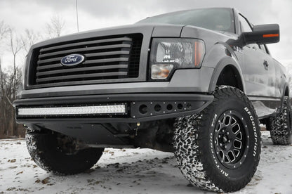 DV8 Offroad 09-14 Ford F-150 Truck Front Full Size Bumper; Baja Style by DV8 Offroad