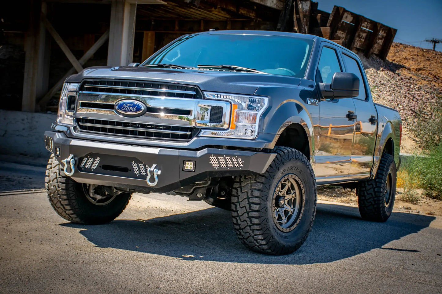 DV8 Offroad Ford F-150 Steel Front Bumper by DV8 Offroad