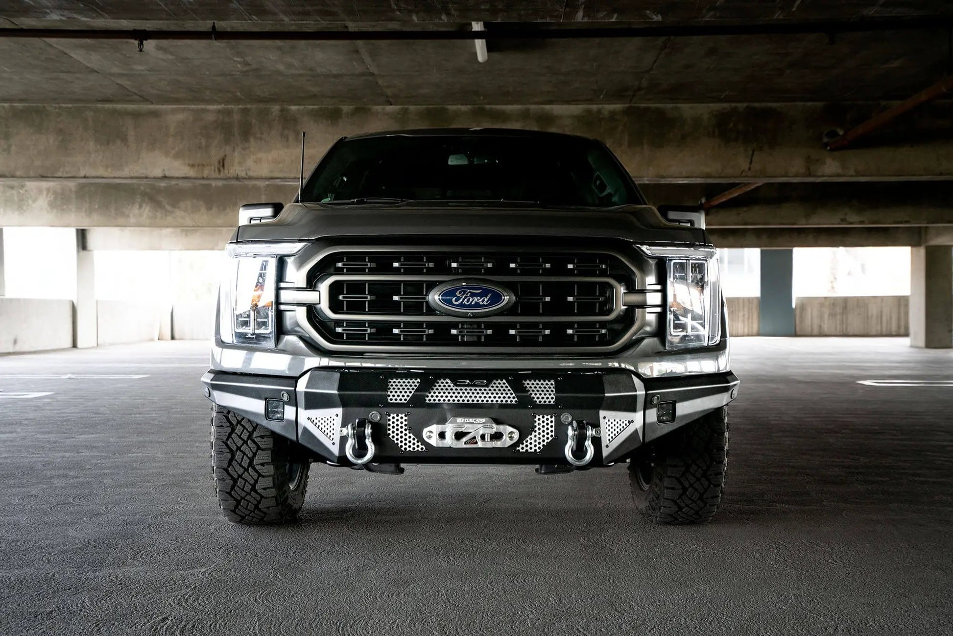 DV8 Offroad Ford F-150 Mto Series Winch Front Bumper by DV8 Offroad