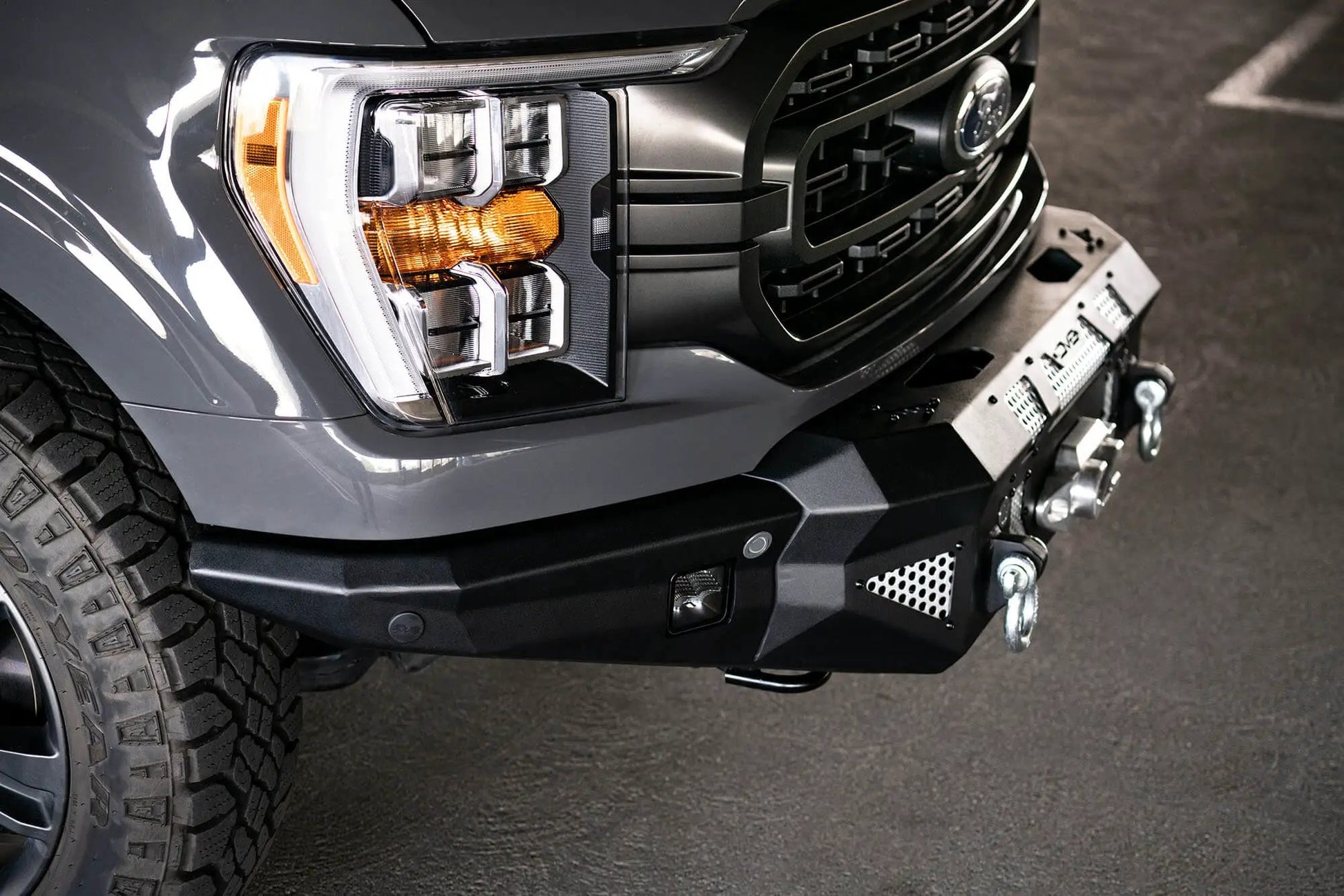 DV8 Offroad Ford F-150 Mto Series Winch Front Bumper by DV8 Offroad