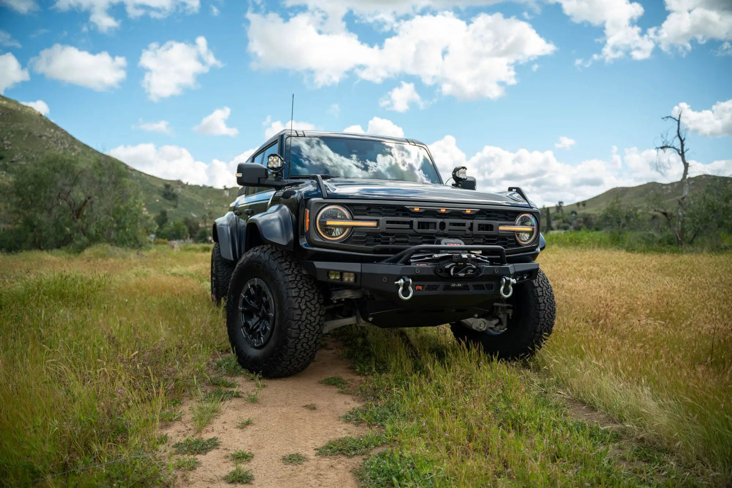 DV8 Offroad Ford Bronco Raptor Spec Series Winch Front Bumper by DV8 Offroad